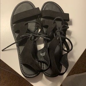 Black sandals